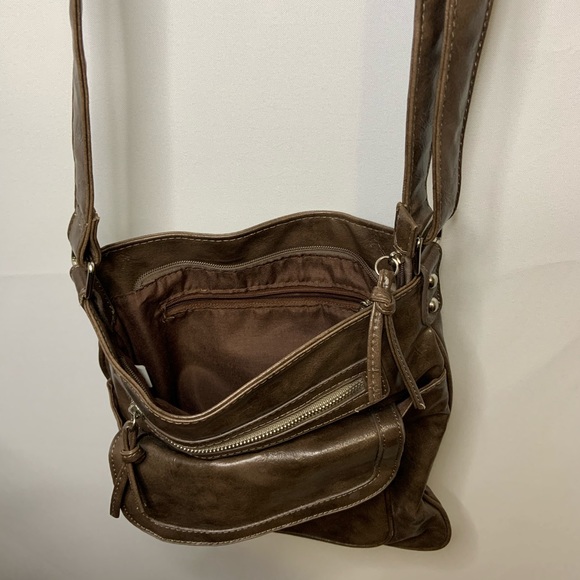 Vintage Brown Faux Leather Purse - Picture 3 of 3